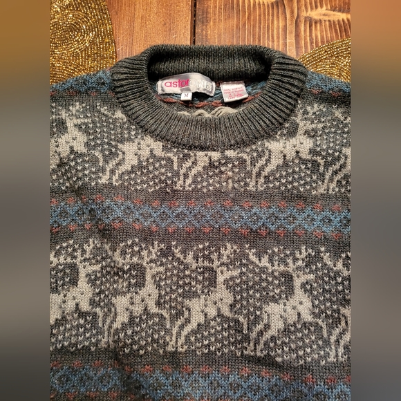 Astor One SZ M Vintage Deer Sweater - Picture 2 of 2